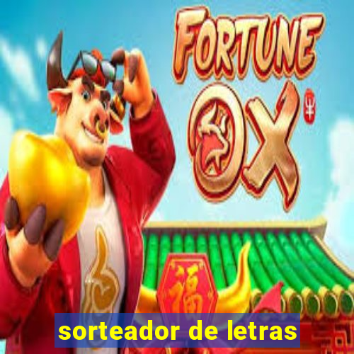 sorteador de letras